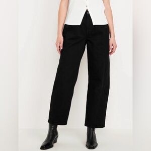 Old Navy High-Waisted Barrel Ankle Jeans